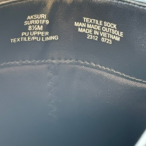 Anne Klein Suri Black Chain Ankle Boots Size 8.5 NEW - Picture 7 of 10